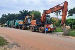 Khởi công dự án nâng cấp đường Trần Phú (thị xã Hoà Thành)