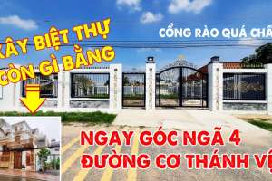 Đất 2 mặt tiền đường Cơ Thánh Vệ, phường Hiệp Ninh, TP Tây Ninh thuận tiện xây biệt thự sân vườn cao cấp
