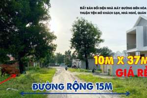 Đất đối diện nhà máy đường Biên Hòa, phường Ninh Sơn, thành phố Tây Ninh (nhánh ĐT785)