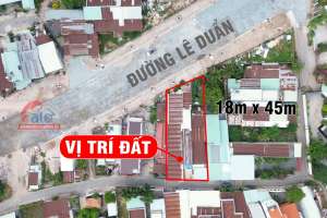 Đất 2 mặt tiền đường Lê Duẩn, phường Tân Ninh, Tây Ninh có nguồn thu nhập ổn định