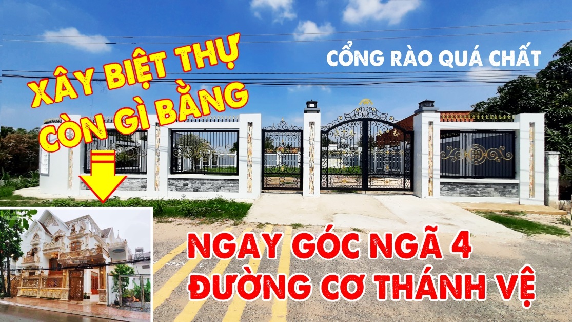 Đất 2 mặt tiền đường Cơ Thánh Vệ, phường Hiệp Ninh, TP Tây Ninh thuận tiện xây biệt thự sân vườn cao cấp