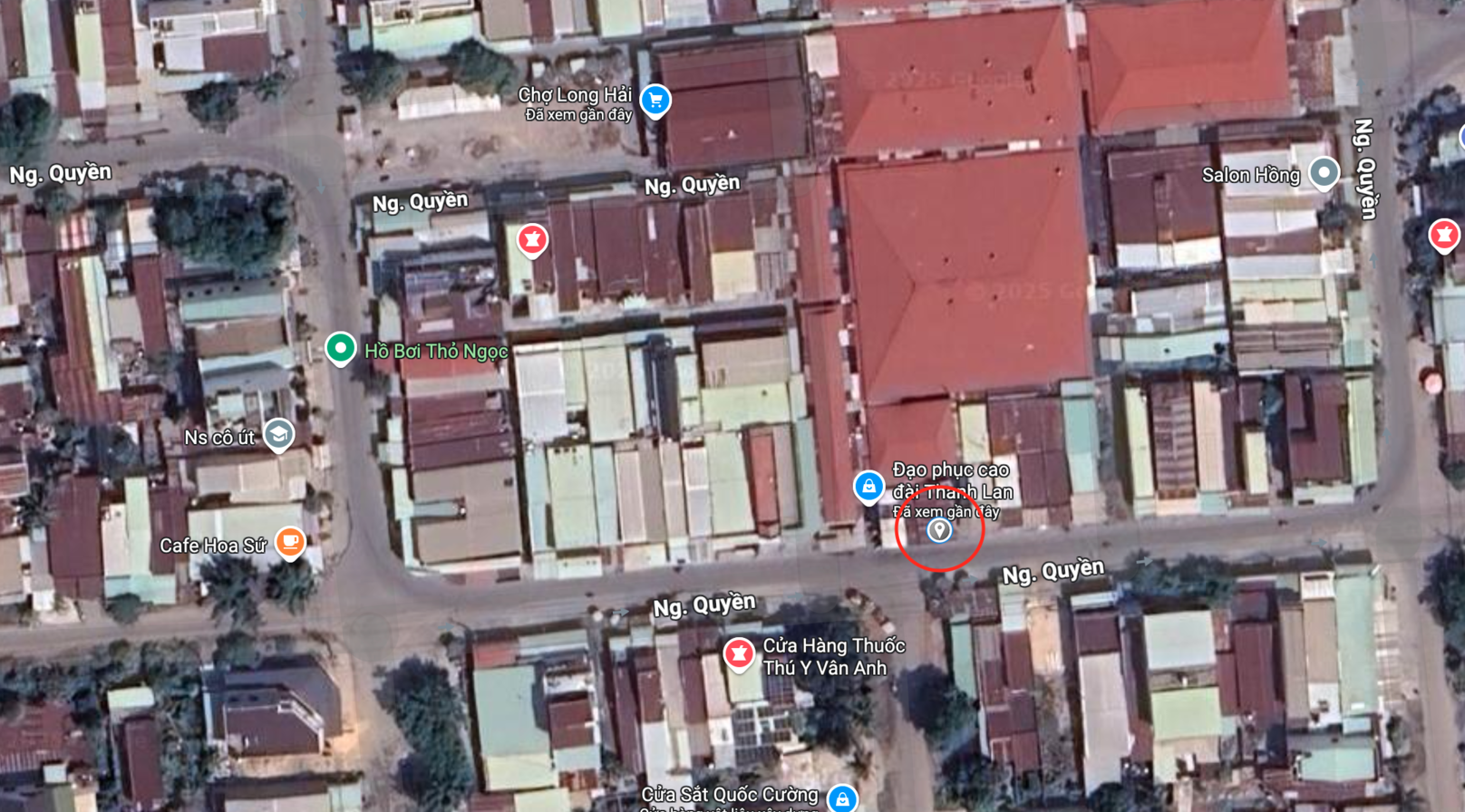 Bán đất Long Hải – Căn góc 2 mặt tiền đường nhựa lớn 15m tại chợ Long Hải, Hòa Thành, Tây Ninh