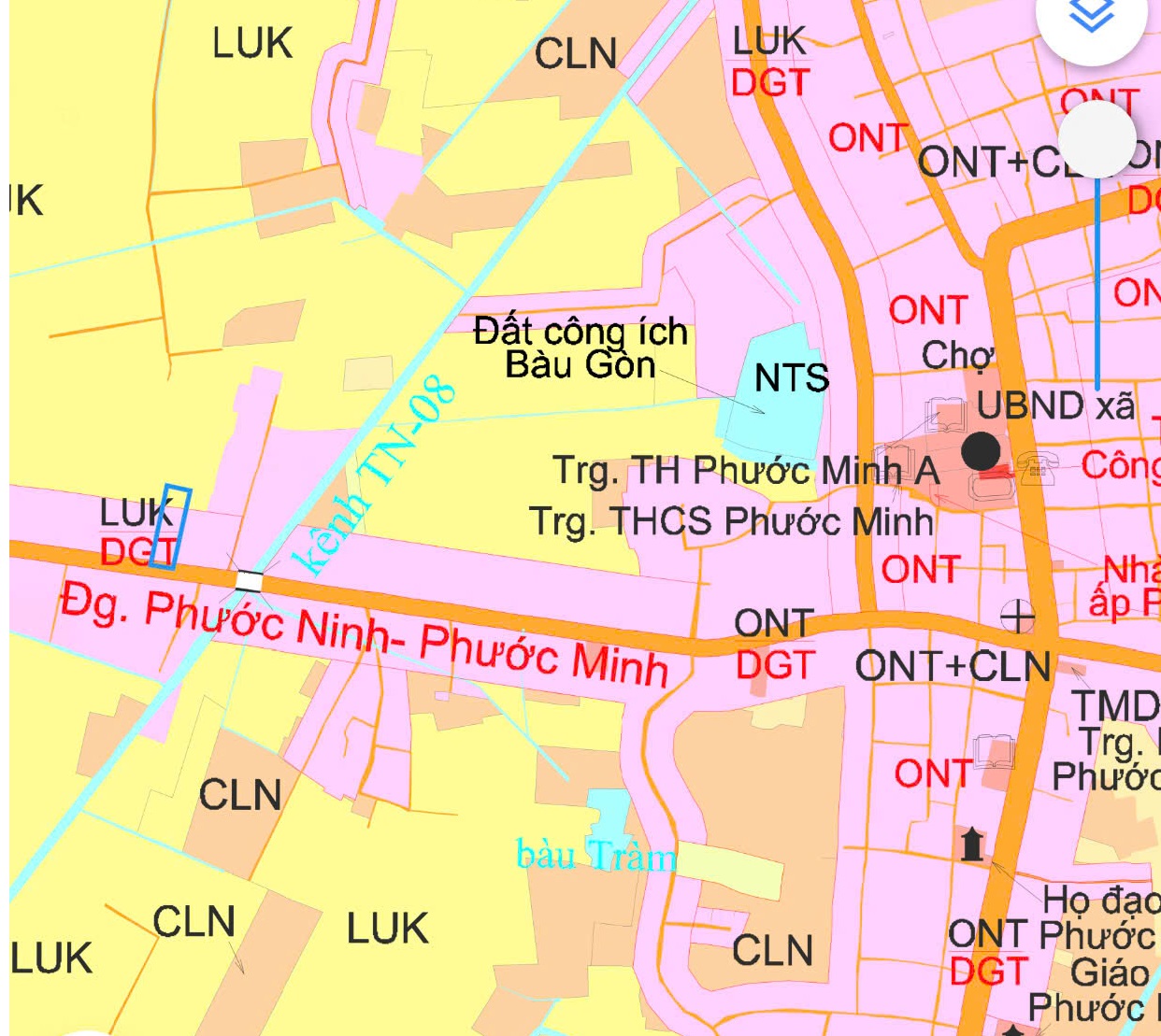 Đất mặt tiền 75 mét đường Phước Ninh – Phước Minh, Dương Minh Châu cũ