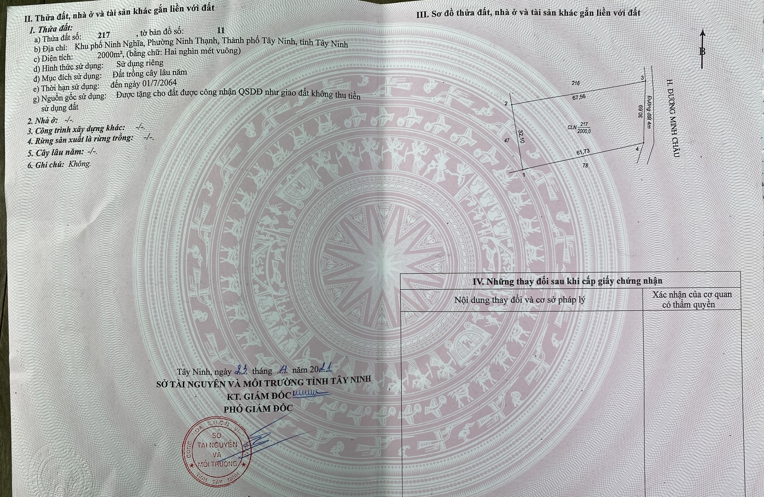 Bán gấp 117 mét mặt đường phường Ninh Thạnh, Tây Ninh 39 triệu 1 mét