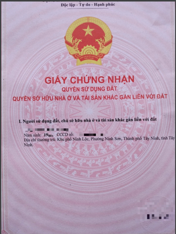 Bán đất nông nghiệp 2096m², giá 1.7 tỷ tại Xã Thạnh Tân, Thành phố Tây Ninh, Tây Ninh