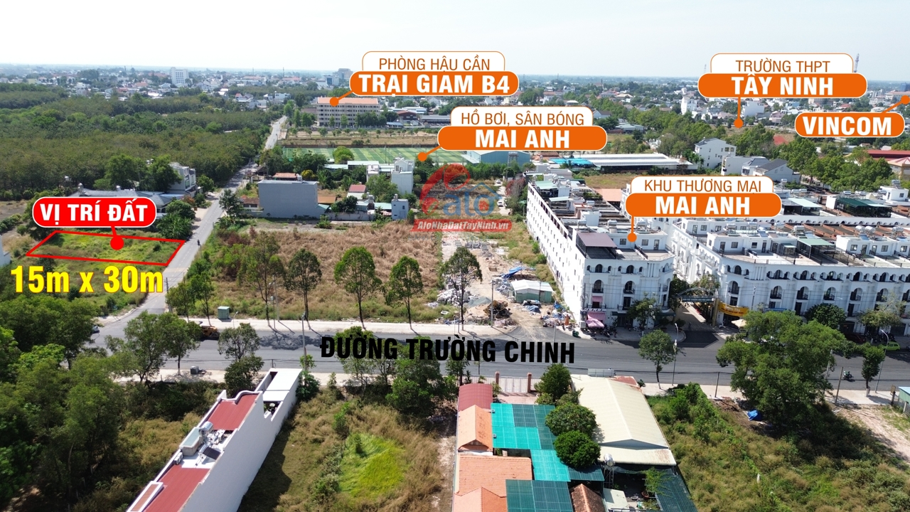 Bán đất mặt tiền đường Phạm Văn Xuyên, phường Tân Ninh, Tây Ninh (phường 3 cũ)