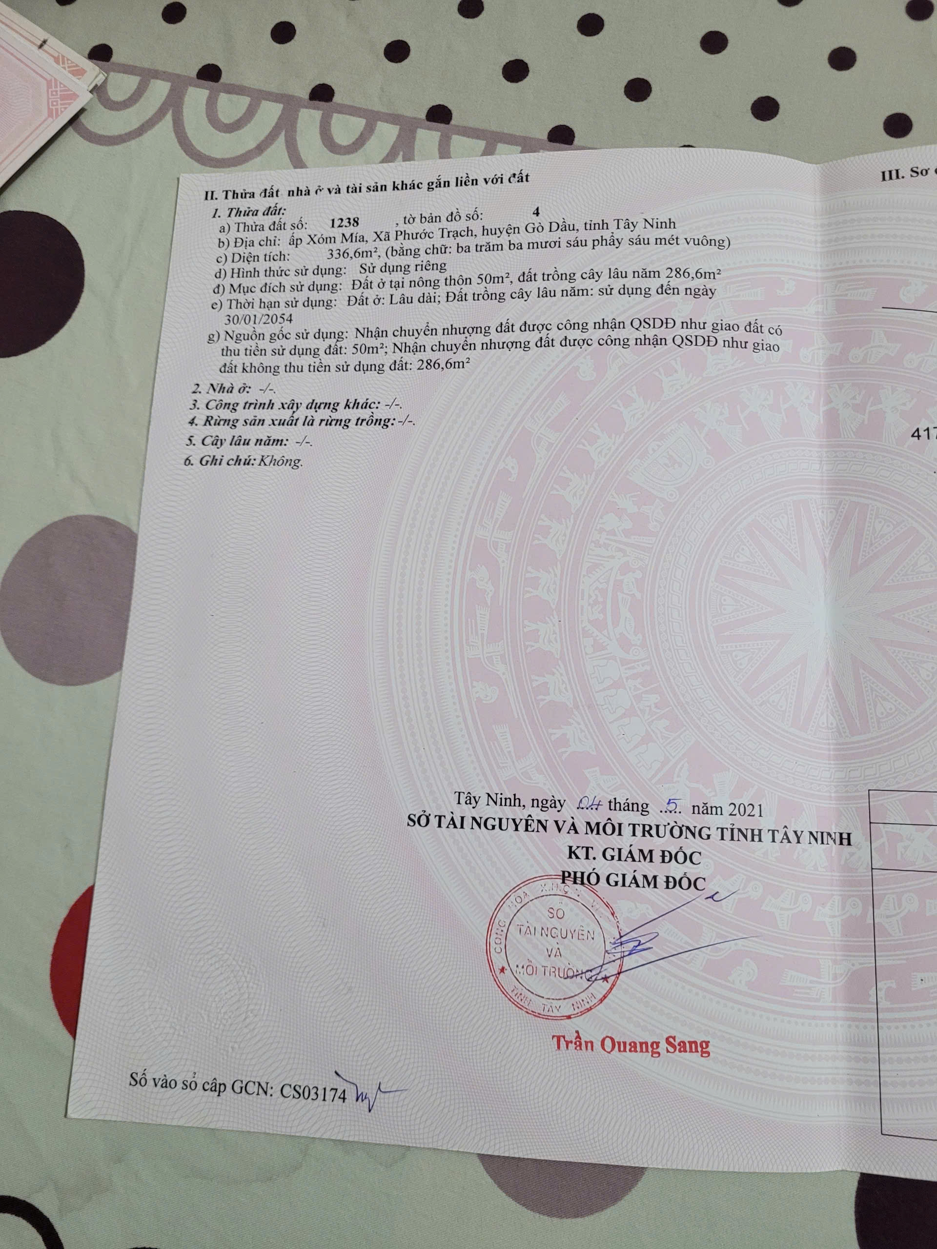 Đất Mặt Tiền Sông Vàm Cỏ, 20m mặt sông, 600m2 giá 1ty4 hàng hiếm