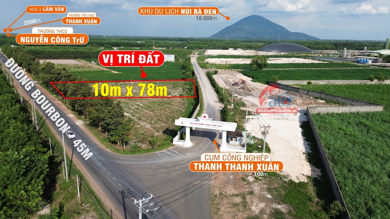 MẶT TIỀN ĐƯỜNG BOURBON – NGAY CỤM CÔNG NGHIỆP THANH THANH XUÂN
