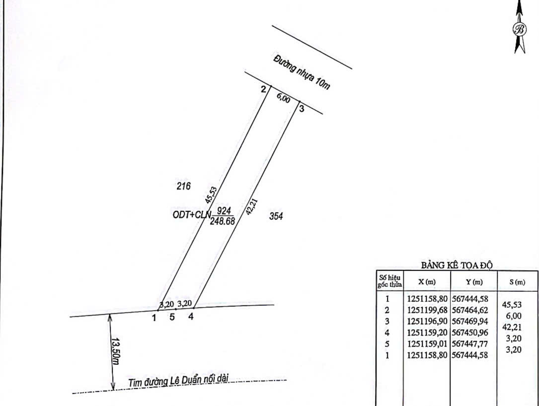 Đất 2 mặt tiền đường Lê Duẩn, phường Tân Ninh, Tây Ninh có nguồn thu nhập ổn định
