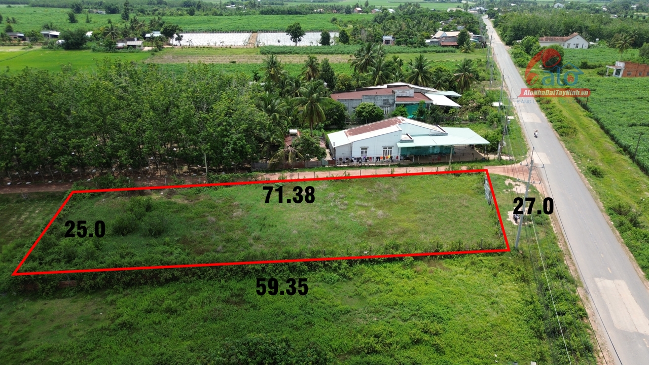 BÁN GẤP ĐẤT MẶT 2 TIỀN ĐƯỜNG HƯƠNG LỘ 2 – CHÂU THÀNH, TÂY NINH