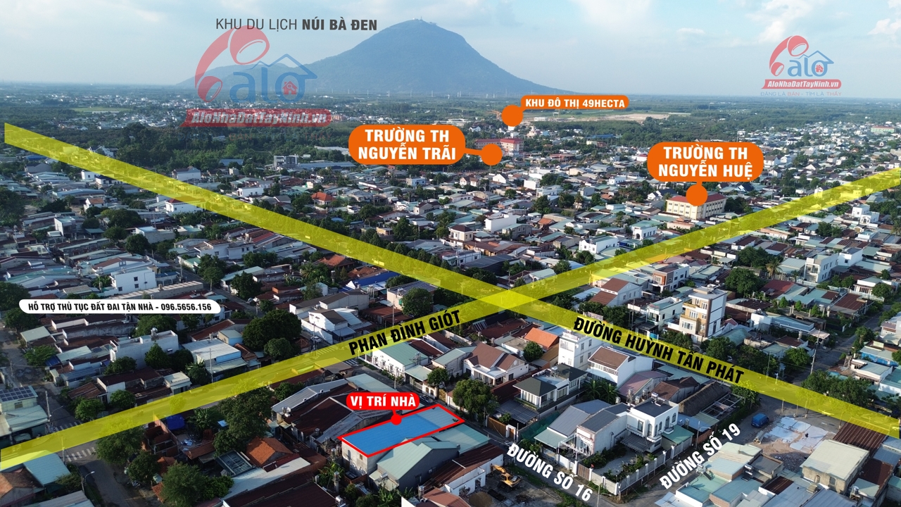 Kẹt vốn cần bán gấp lô đất 9m mặt tiền có xưởng đang cho thuê phường Tân Ninh, Tây Ninh