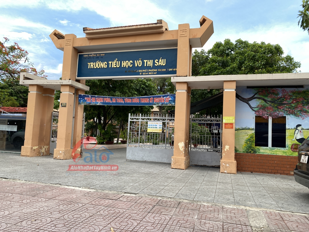 Nhà đất mặt tiền đường Võ Thị Sáu, phường Tân Ninh, Tây Ninh – có nguồn thu nhập ổn định hàng tháng