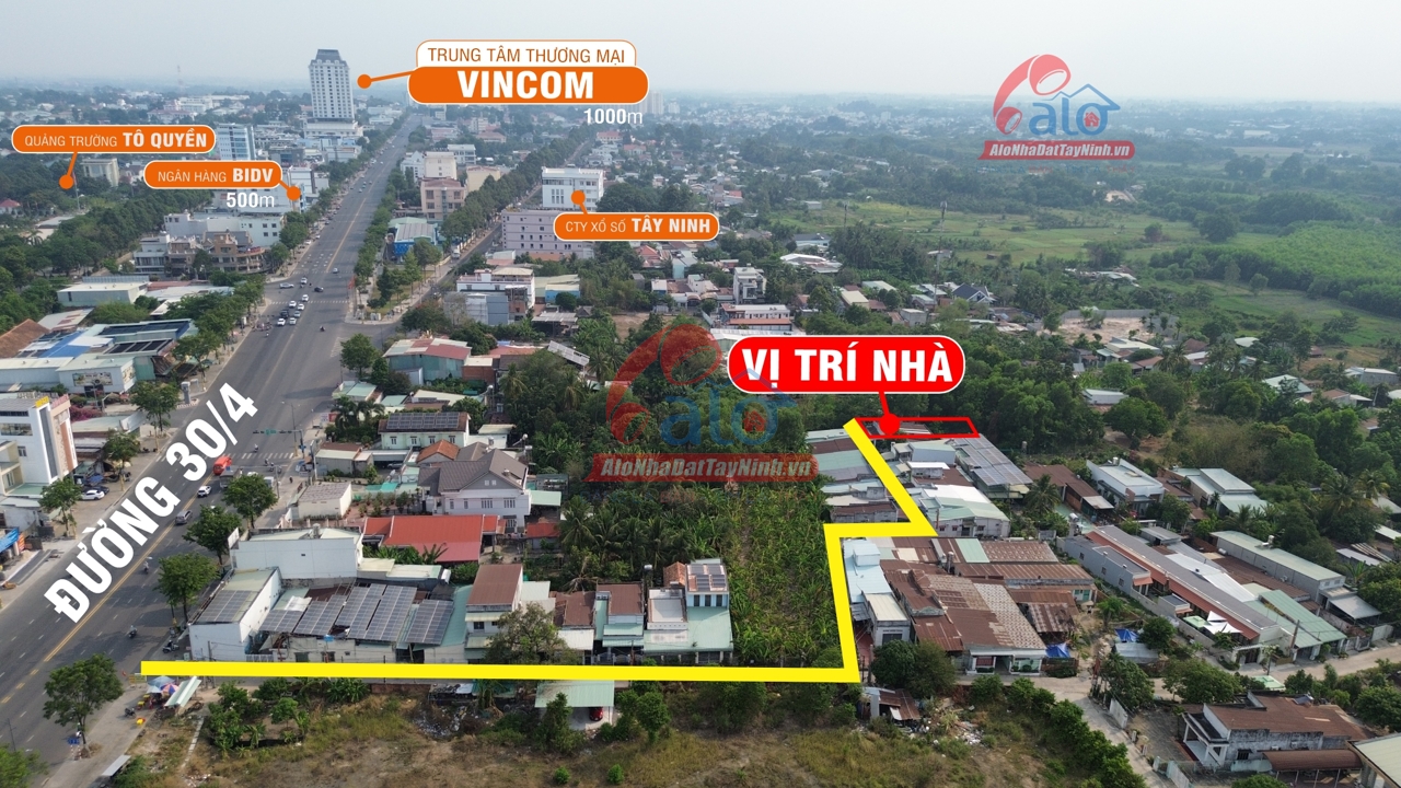 BÁN NHÀ TRUNG TÂM TP. TÂY NINH cũ – GẦN VINCOM, VỊ TRÍ THUẬN TIỆN